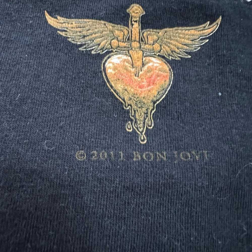 Bon Jovi 2011 Tour T Shirt size XL - image 4