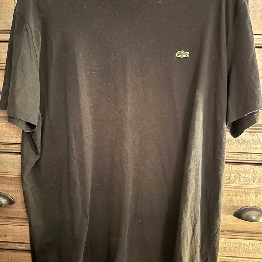 Men’s Lacoste Black shirt-Size XXL - image 1