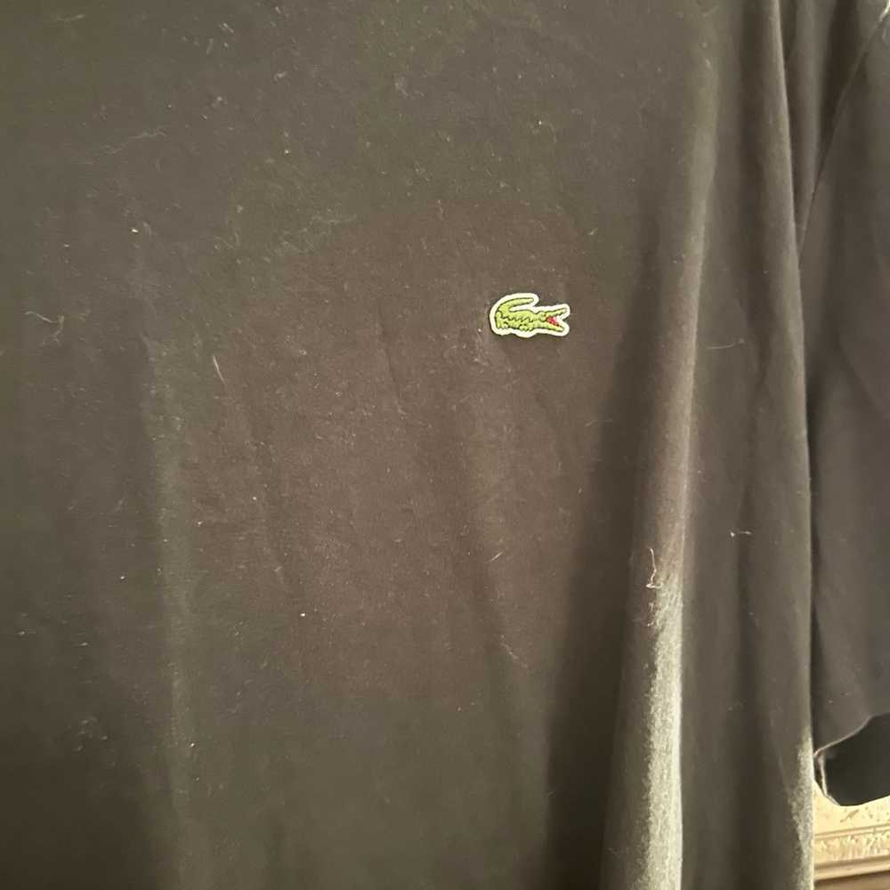 Men’s Lacoste Black shirt-Size XXL - image 2