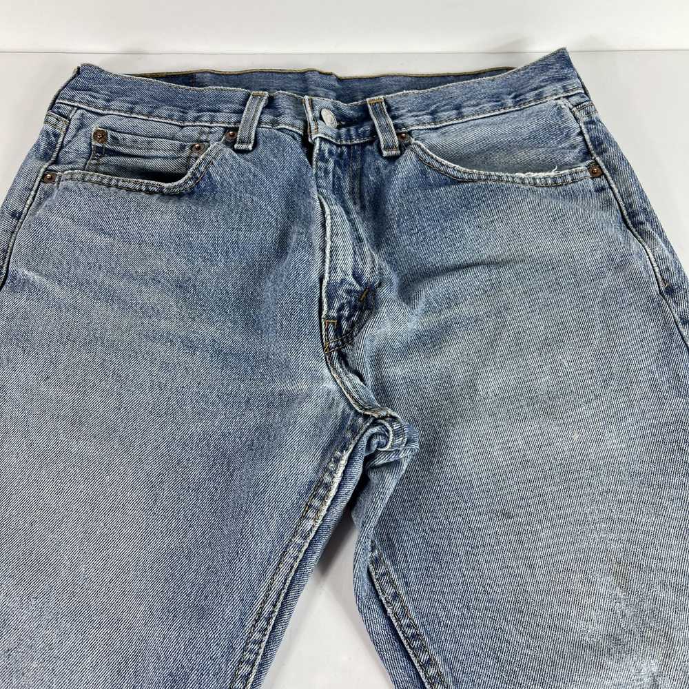 Levi's Levi's Jeans 505 Straight Blue Faded Thras… - image 5