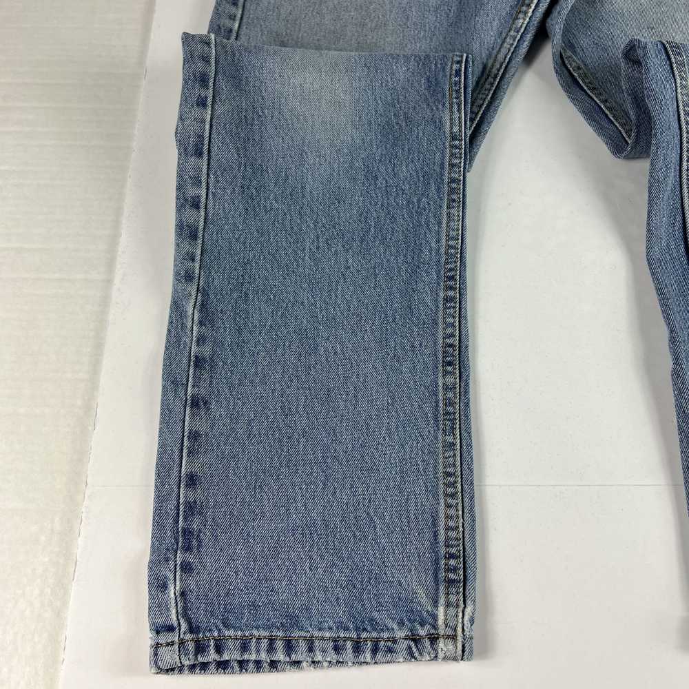 Levi's Levi's Jeans 505 Straight Blue Faded Thras… - image 8