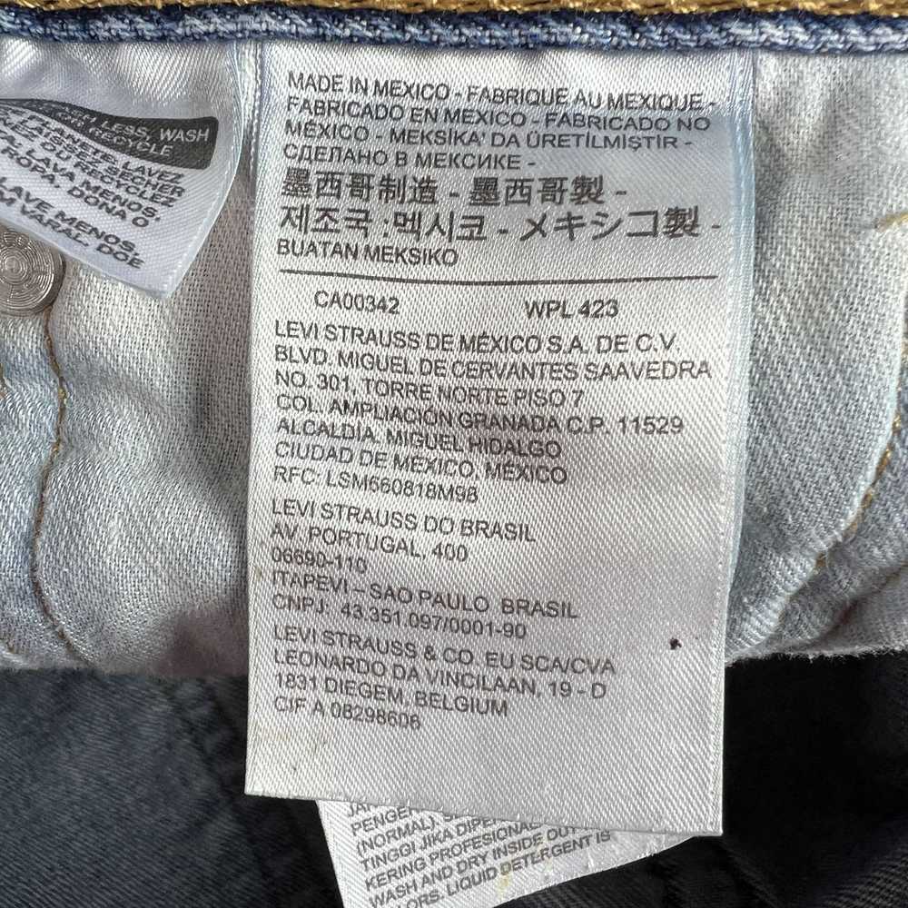Levi's Levi's Jeans 505 Straight Blue Faded Thras… - image 9