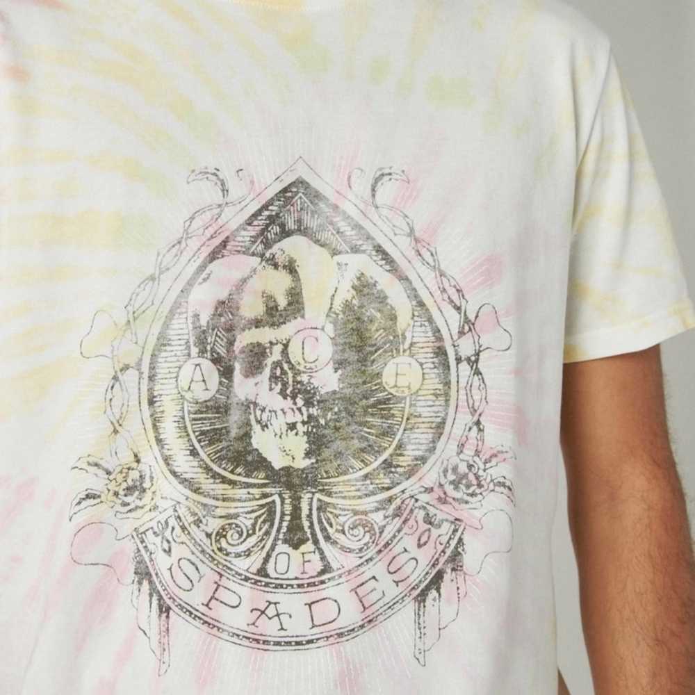 Lucky Brand Skull Spades Graphic T-Shirt Tie Dye … - image 11