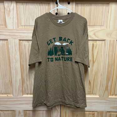 Vintage Y2K Funny Nature T-Shirt - image 1