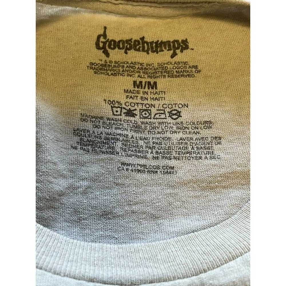 GOOSEBUMPS T Shirt Mens Beige Tee Tie Dye Abomina… - image 5