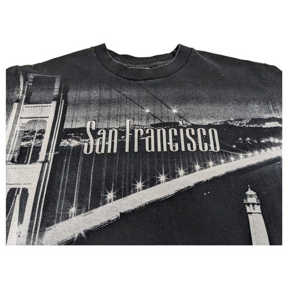Vintage 90s Y2K San Francisco All Over Print AOP … - image 3