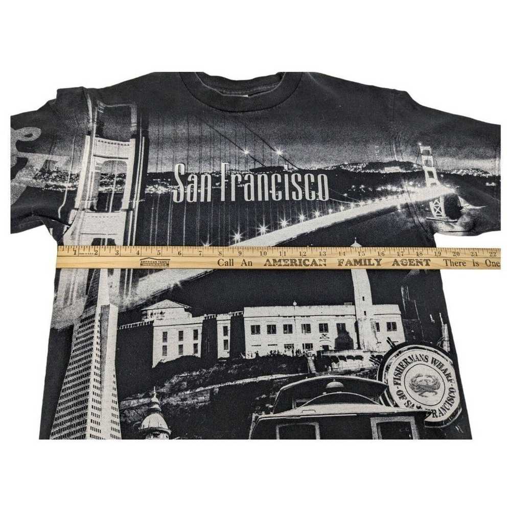 Vintage 90s Y2K San Francisco All Over Print AOP … - image 9
