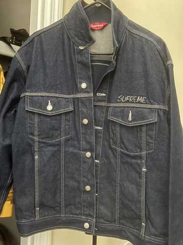 Supreme Smurfs Denim Jacket