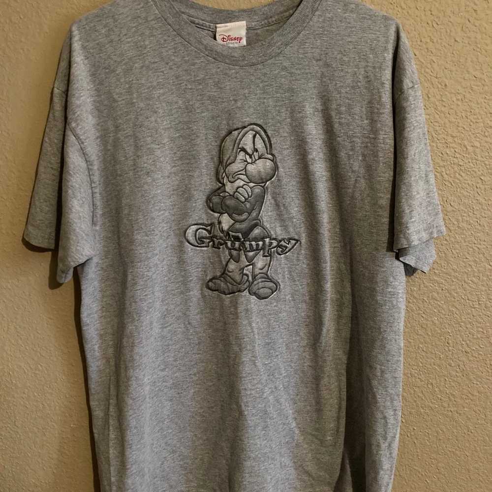 Vintage Walt Disney Grumpy Embroidered Shirt - image 4