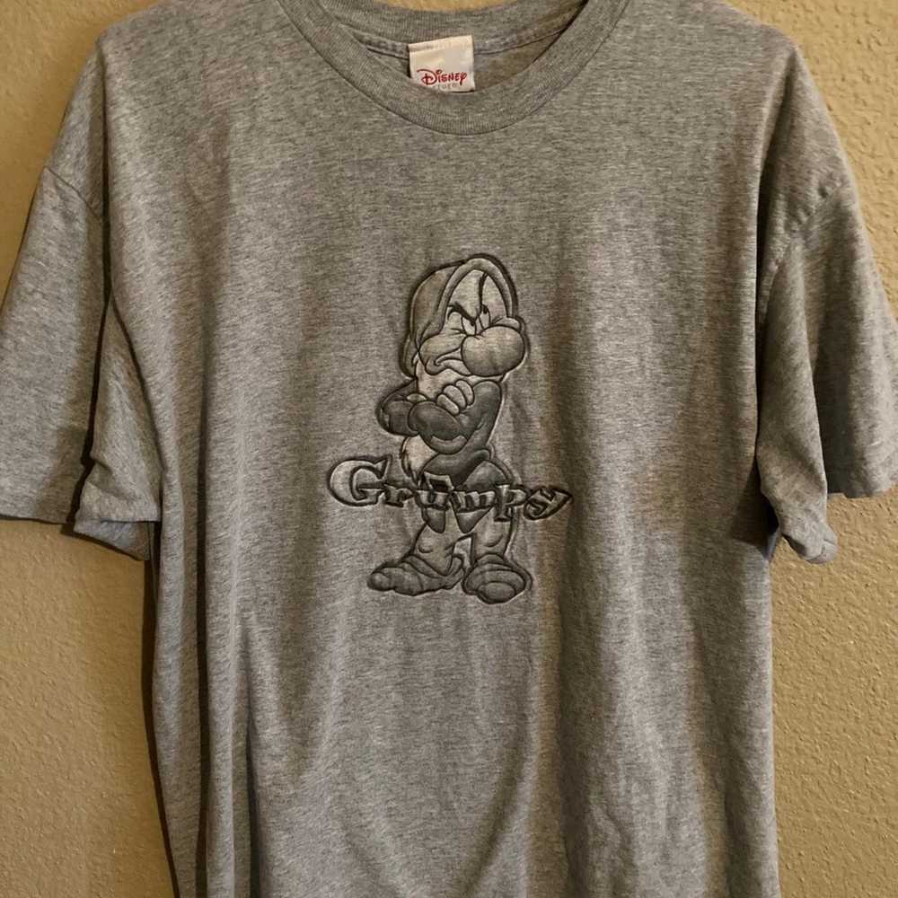 Vintage Walt Disney Grumpy Embroidered Shirt - image 5