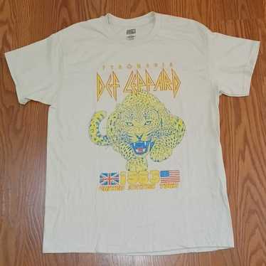 Def Leppard 1983 United States Tour Tshirt SZ: Lar