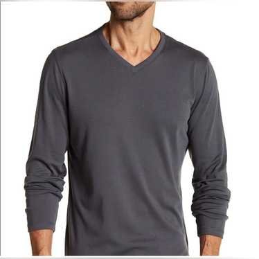 Robert Barakett Val D'Or Long-Sleeve V-Neck Crew,… - image 1