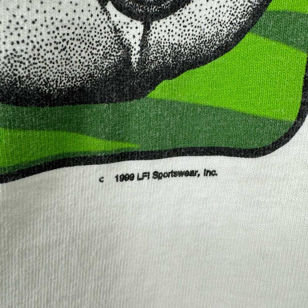 Vintage 90s Tultex Cotton Greenpeace Frog Lifefor… - image 7