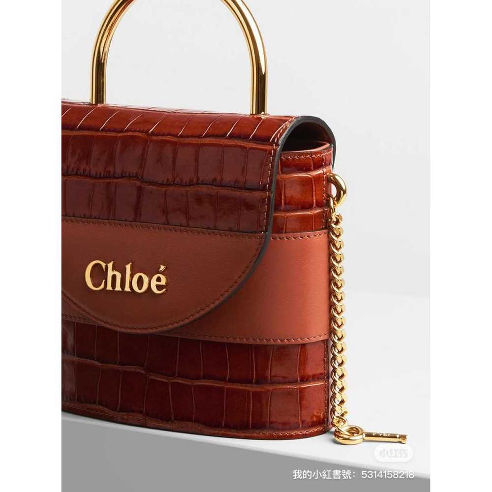 Chloé Aby Lock leather handbag - image 2