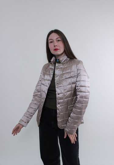 Vintage Max Mara puffer jacket, lightweight rose g