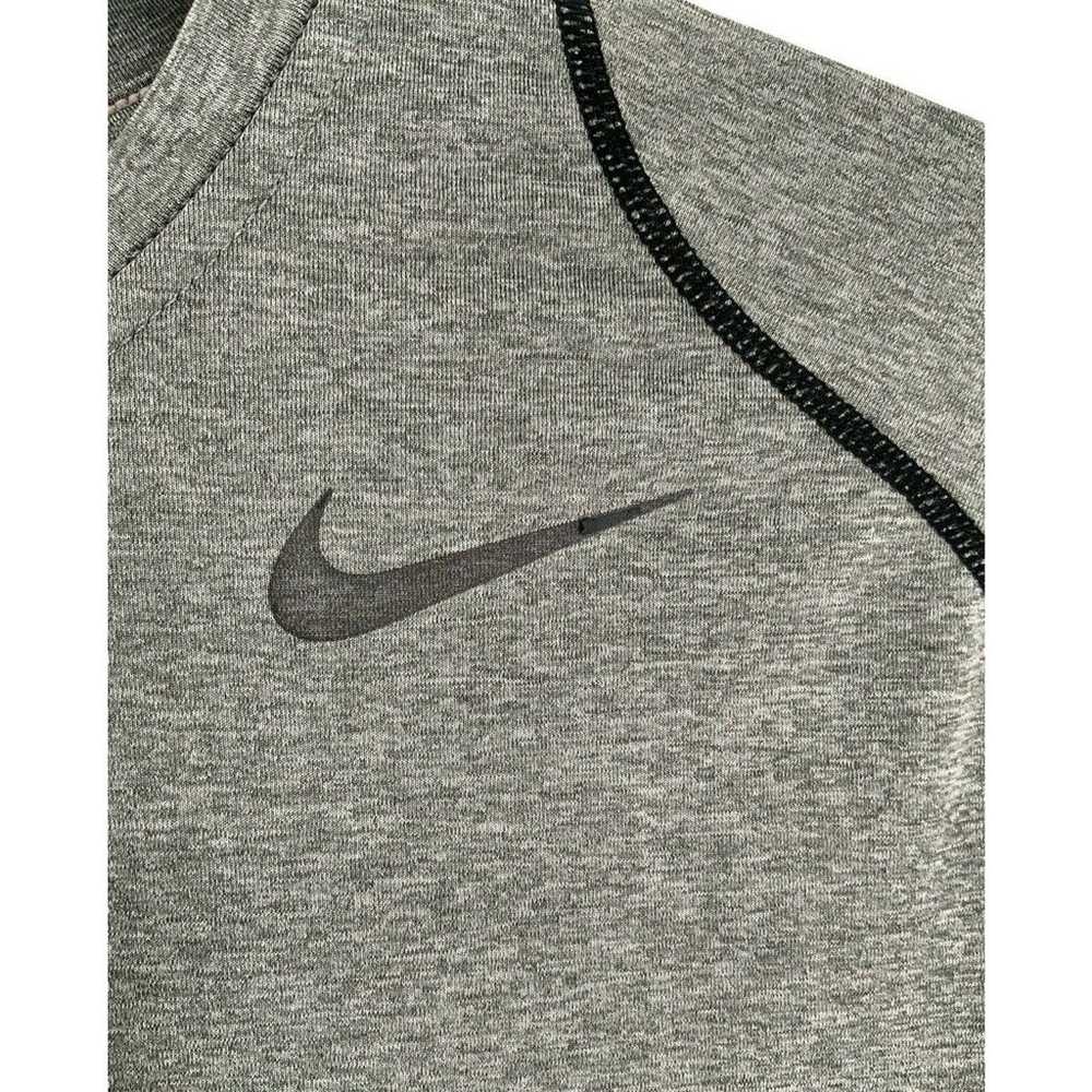 Nike Pro Shirt Mens XL Cool Carbon Heather Dri Fi… - image 8