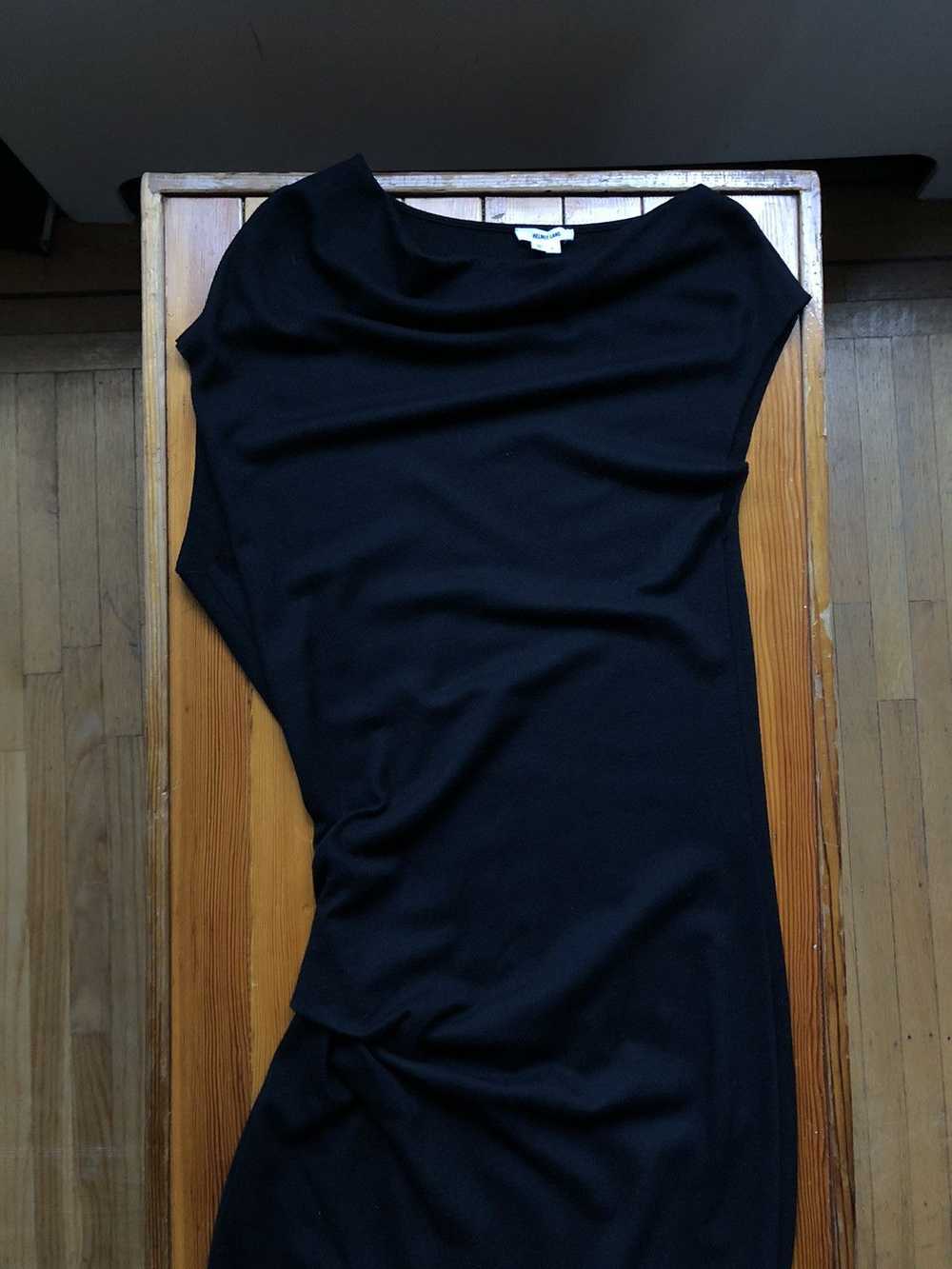 Helmut Lang Asymmetric Ruched Dress - image 5