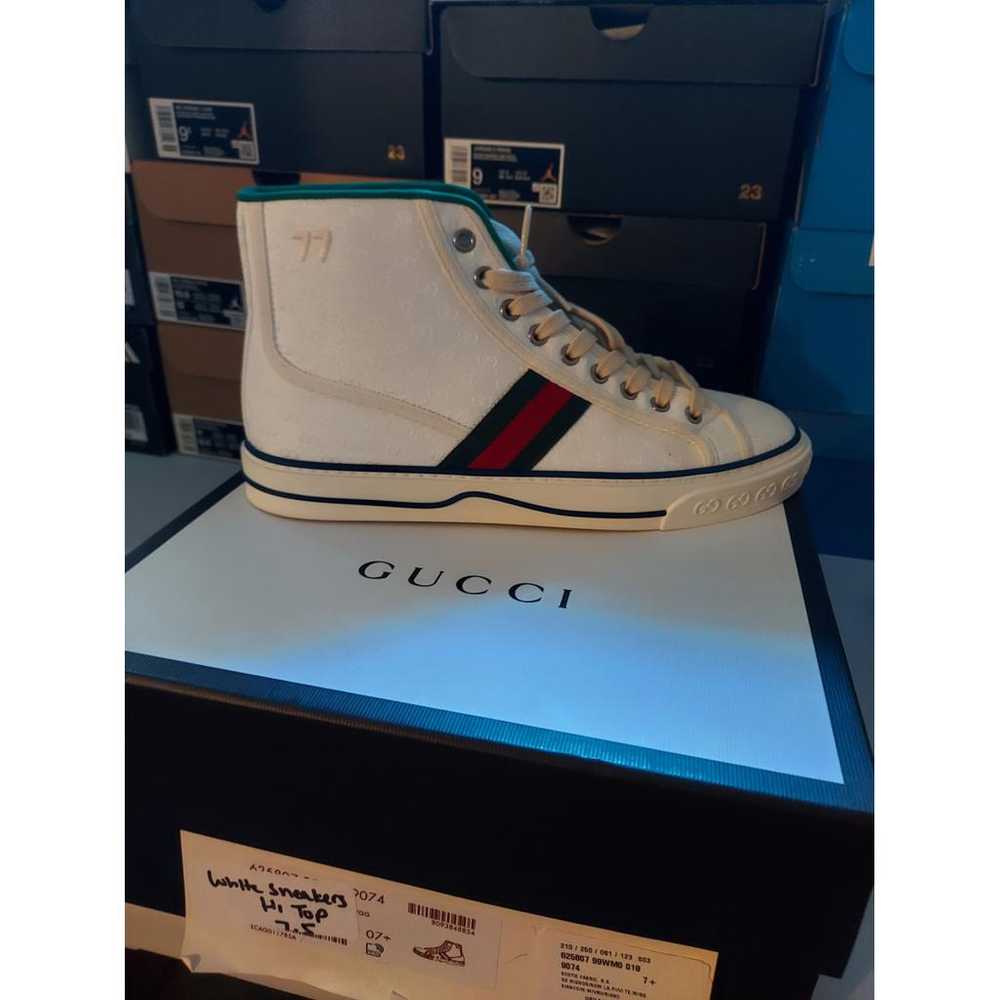 Gucci Cloth lace ups - image 4