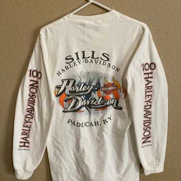 Vintage 2002 Harley Davidson Motorcycle Sweatshirt