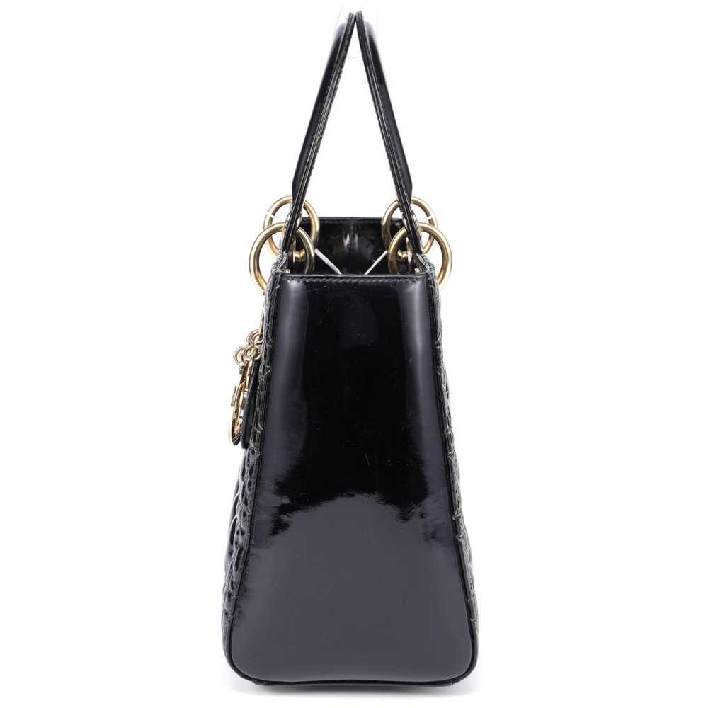 Dior Lady Dior leather handbag - image 3