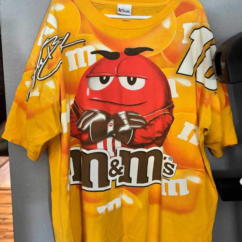 Vintage Kyle Busch M&M racing chase authentic shi… - image 1