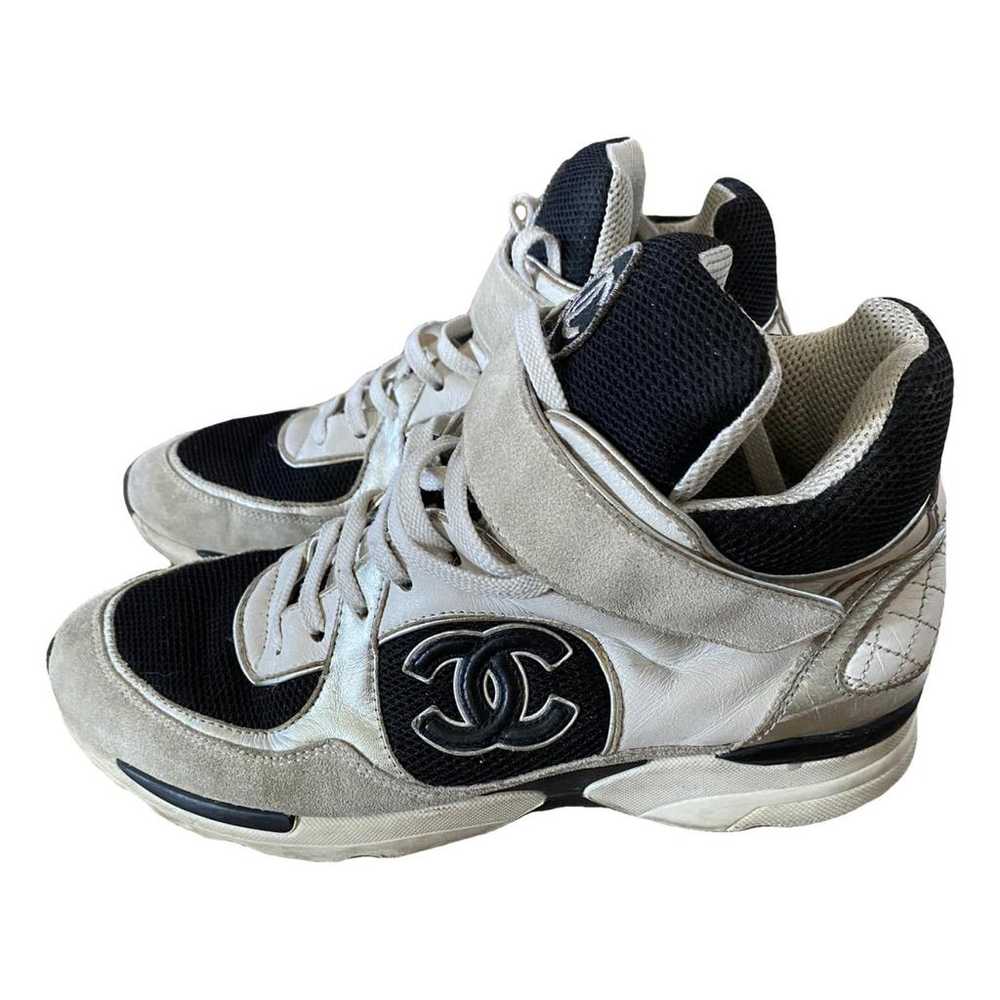 Chanel Ankle Strap leather trainers - image 1