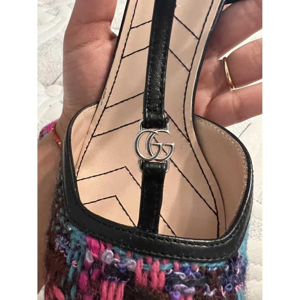 Gucci Marmont cloth sandal - image 10