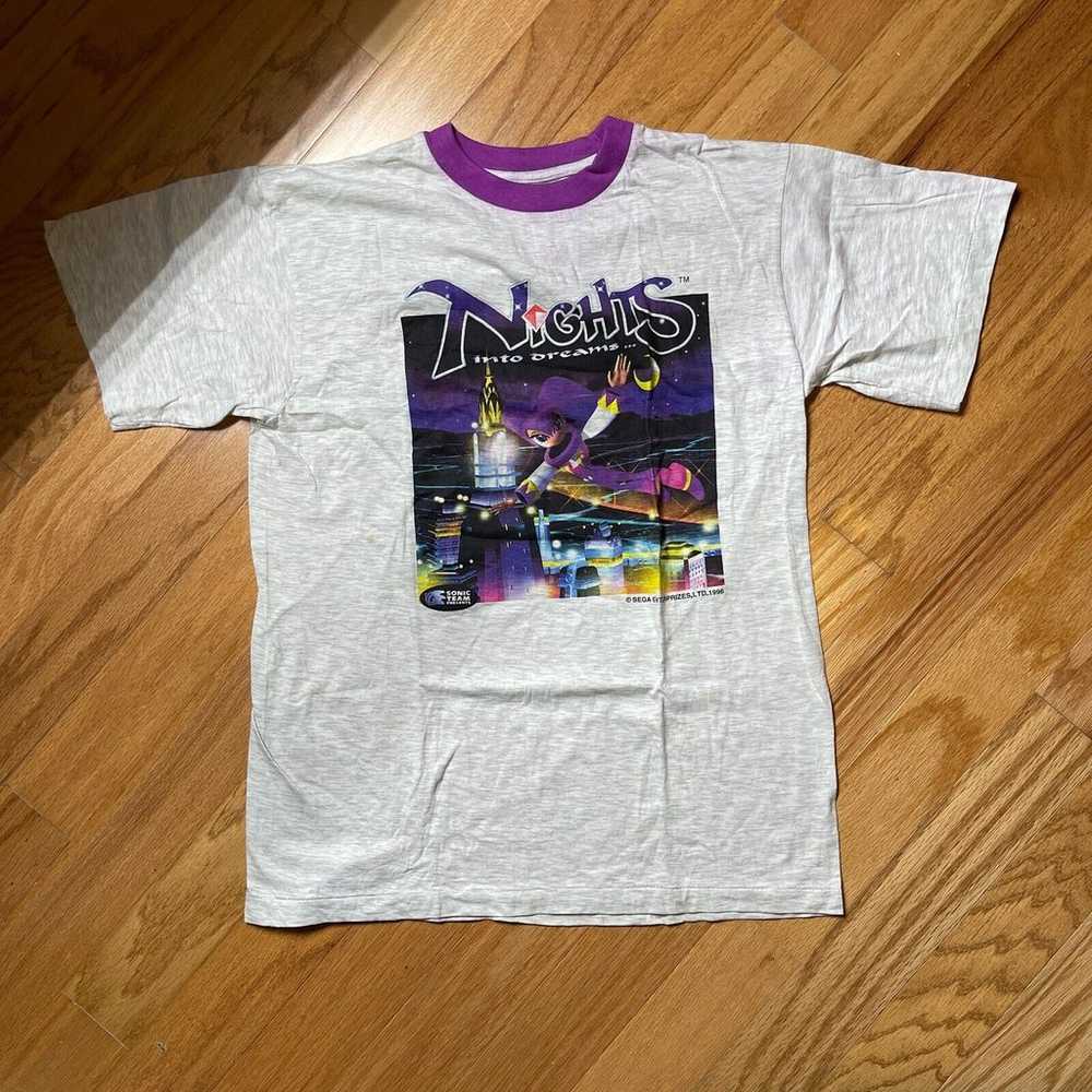 Sega NiGHTS into Dreams T-Shirt 1996 Size F Free - image 2