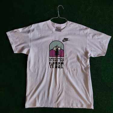 Vintage Nike Athletics West T-shirt Men Size Medi… - image 1