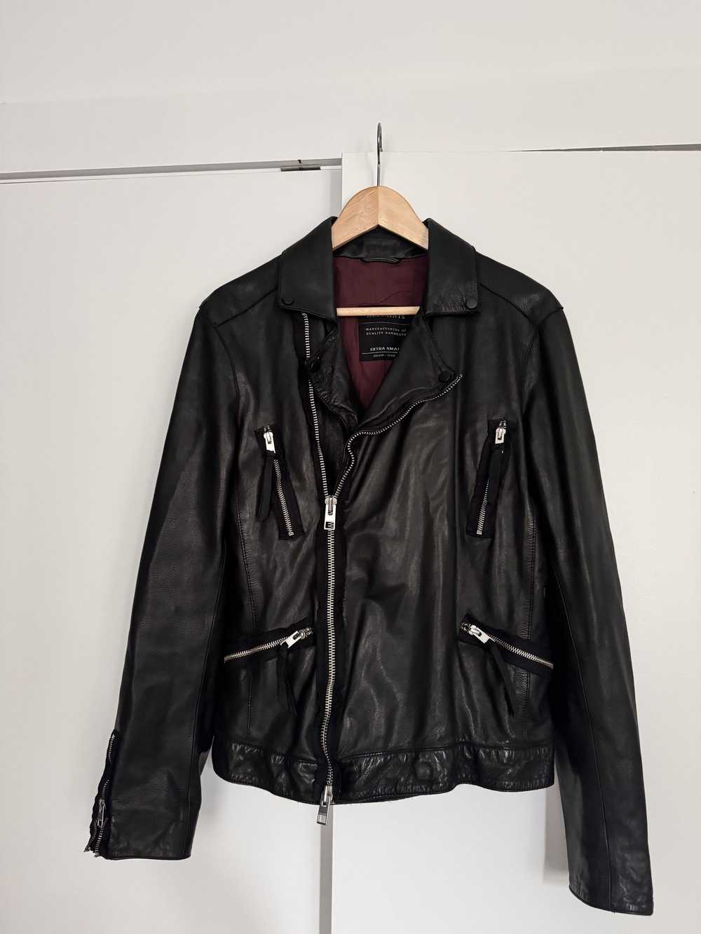 Allsaints Cowhide Leather Biker Jacket - image 3