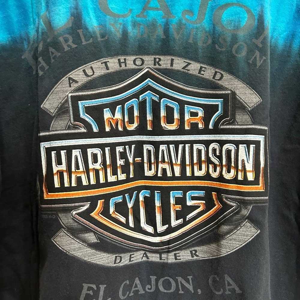 ONE Harley Davidson biker men large graphic T-shi… - image 5