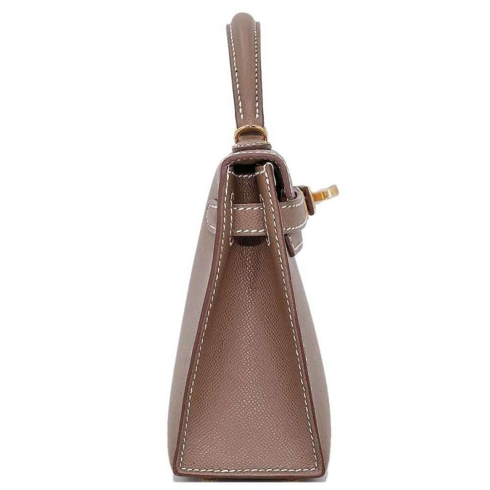 Hermès Kelly Mini leather handbag - image 5
