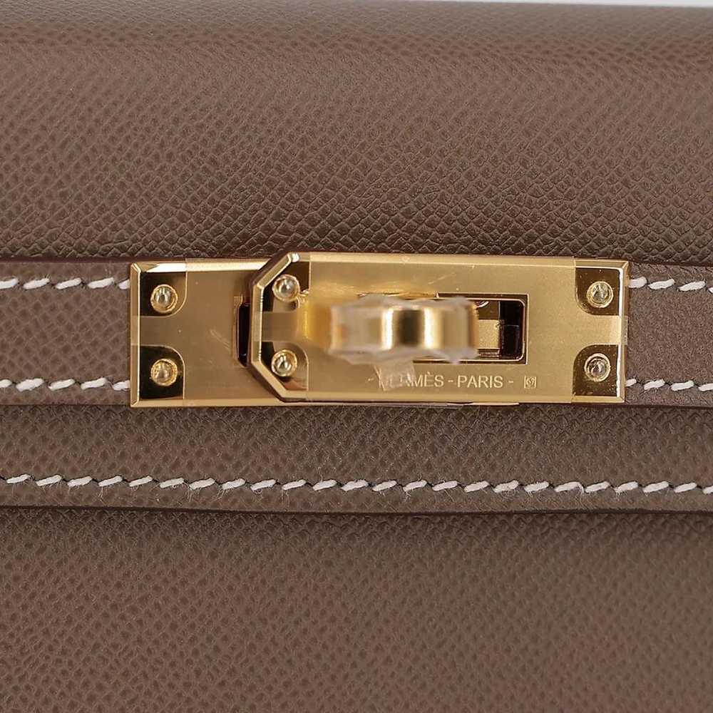 Hermès Kelly Mini leather handbag - image 8