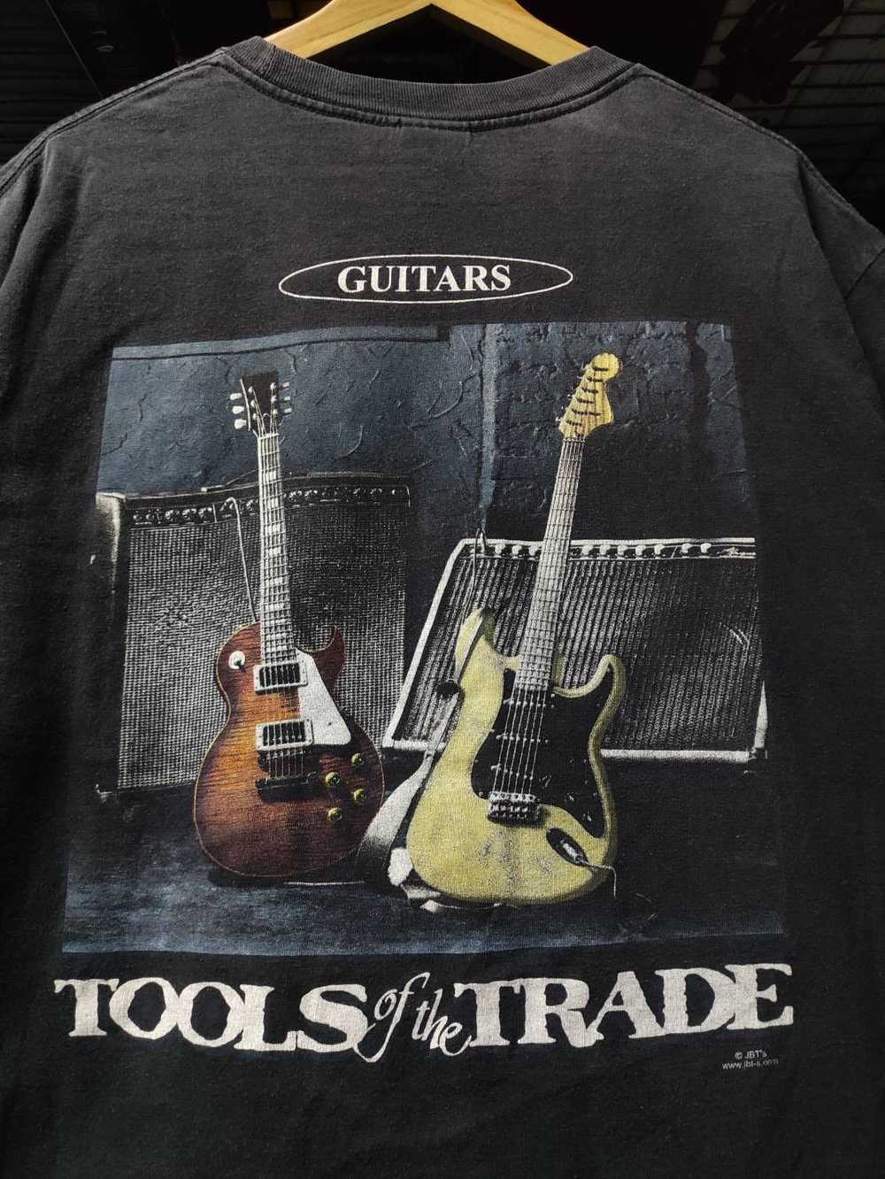 Band Tees × Fender × Vintage Vtg 90's Guitars Too… - image 1