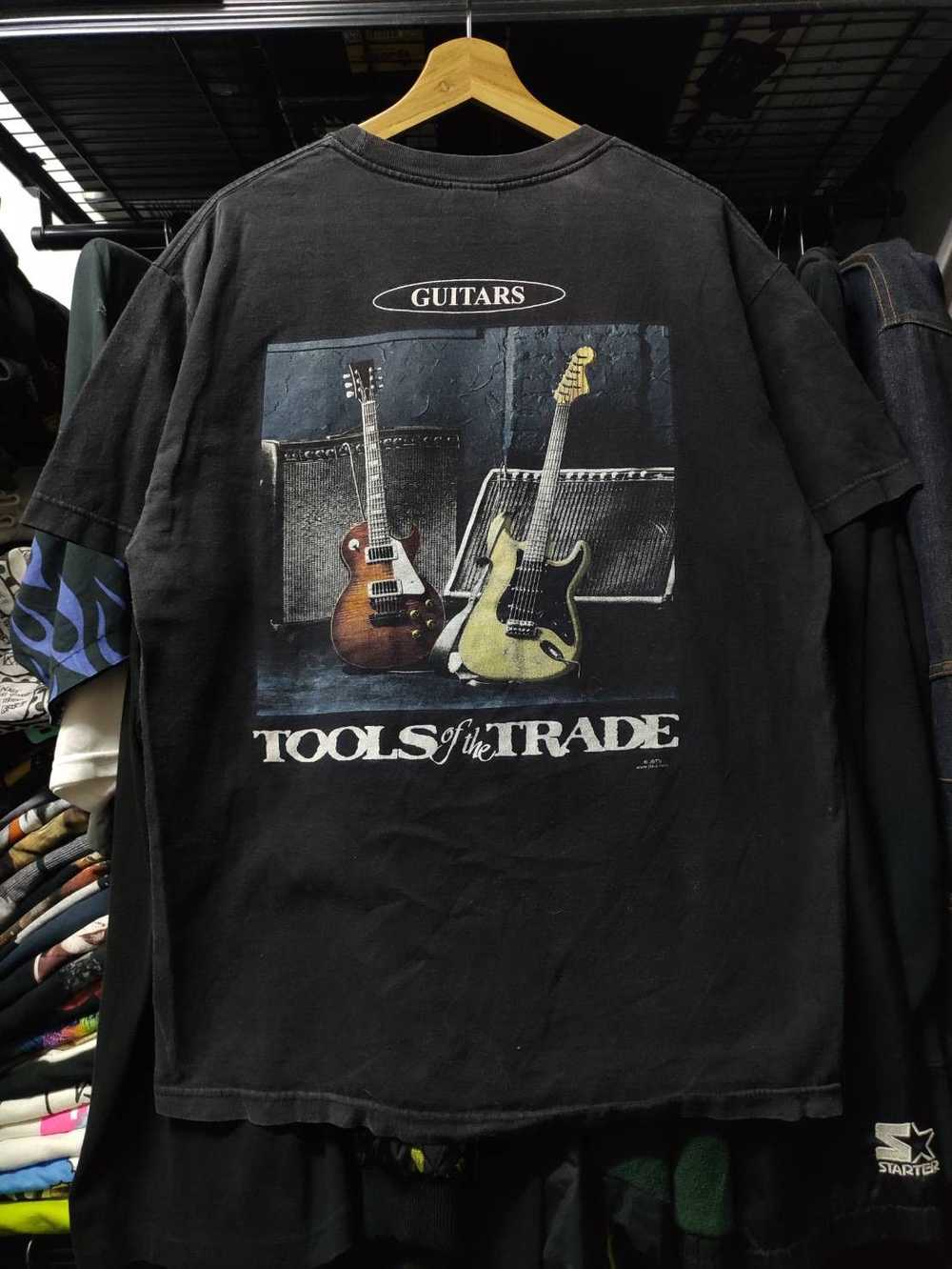 Band Tees × Fender × Vintage Vtg 90's Guitars Too… - image 5