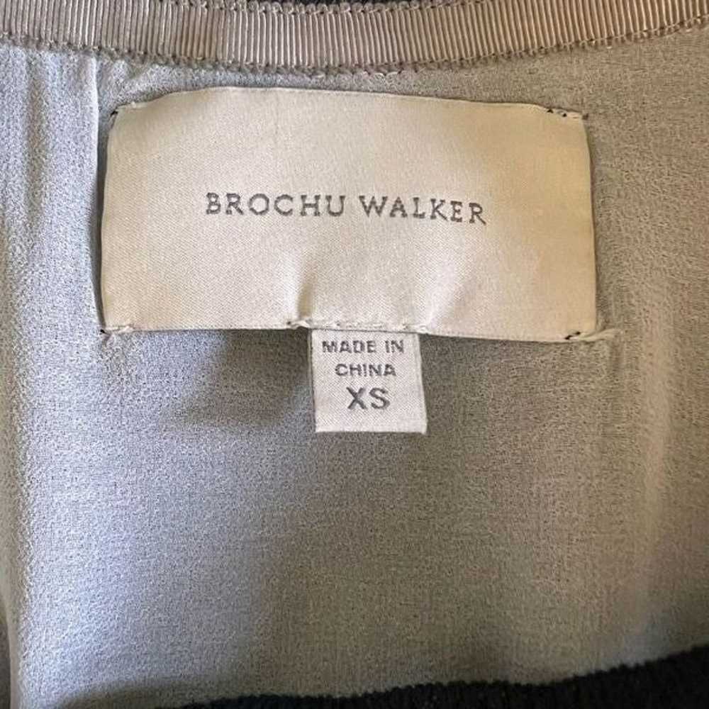 Brochu Walker Open Back Layered Linen Top Size XS - image 2