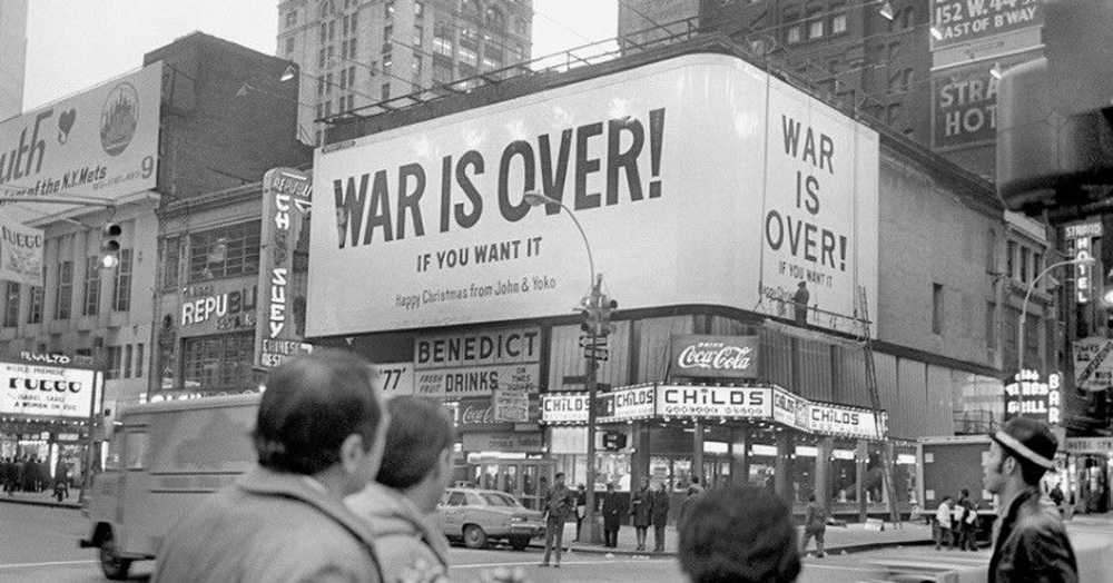 John Lennon × Vintage Vintage 2003 WAR IS OVER ! … - image 6