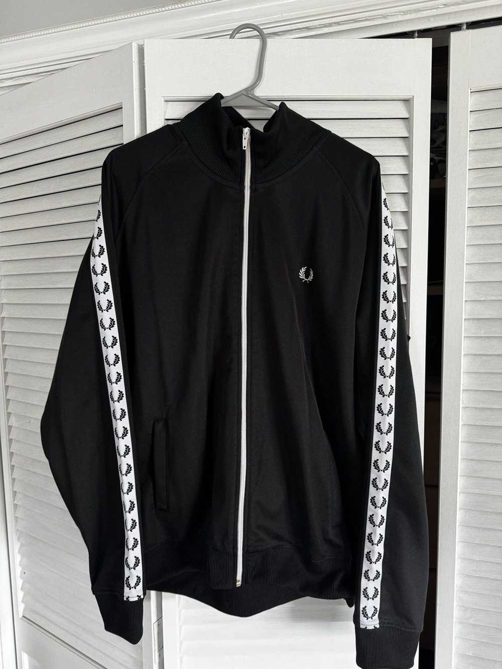 Fred Perry Fred Perry Mens Track Jacket - Black 2… - image 1