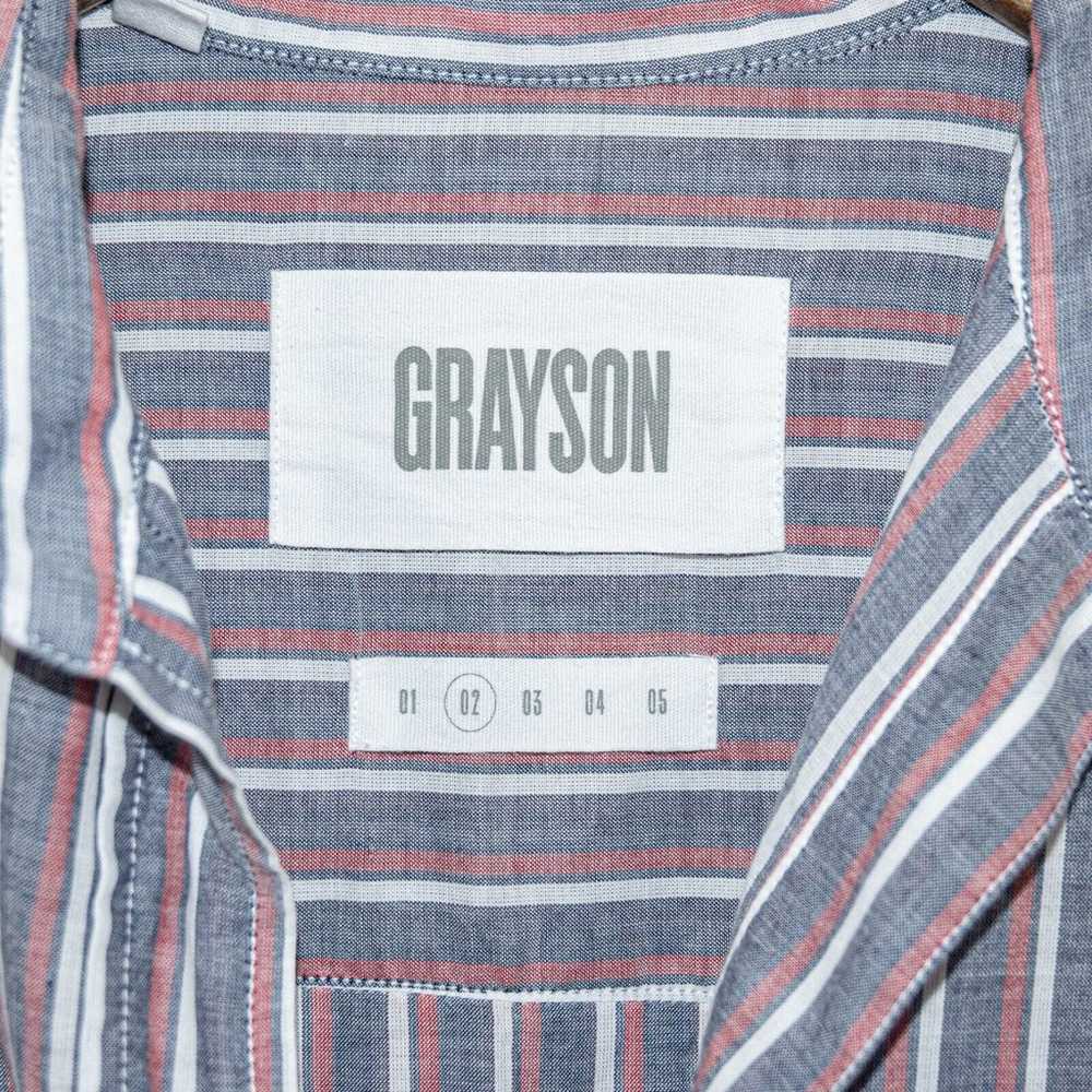GRAYSON The HERO Women's Button up Shirt Blue Red… - image 3