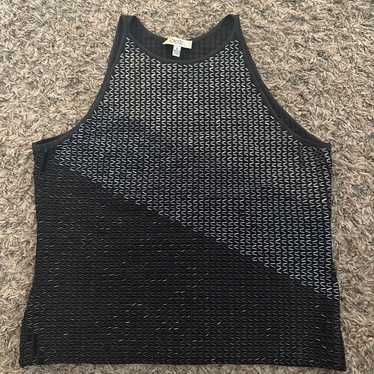 Vintage 90s Y2K Cache beaded Tank Top Large - image 1