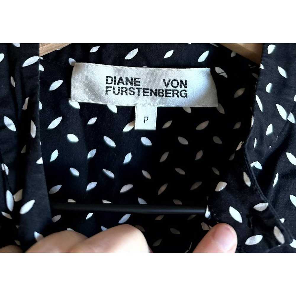 Diane Von Furstenberg Long Sleeve Button Shirt Bl… - image 4