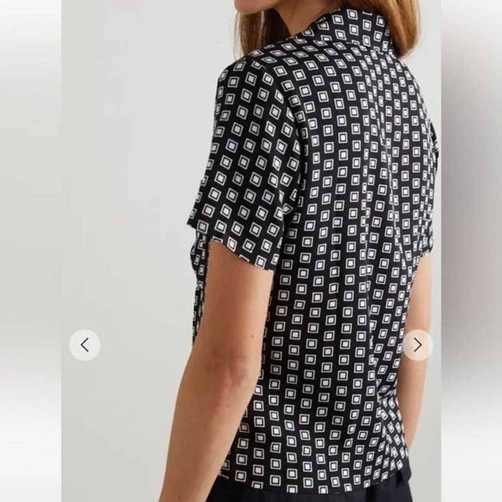 Reformation Cuba Printed Crepe Shirt in Size XS - image 3