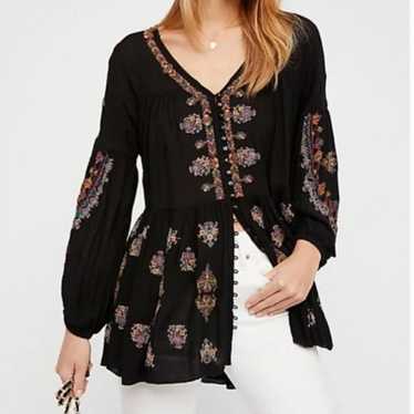Free People Arianna Embroidered Tunic