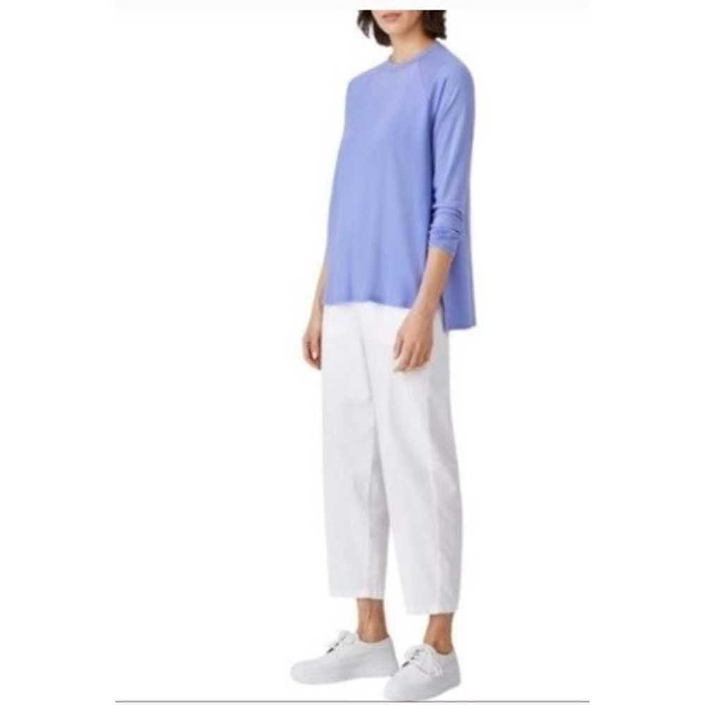 Eileen Fisher Crewneck High-Low Long Sleeve Jerse… - image 2