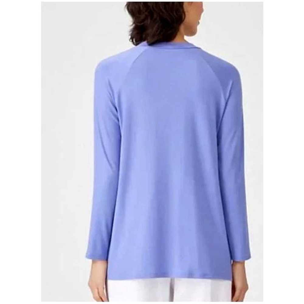 Eileen Fisher Crewneck High-Low Long Sleeve Jerse… - image 4