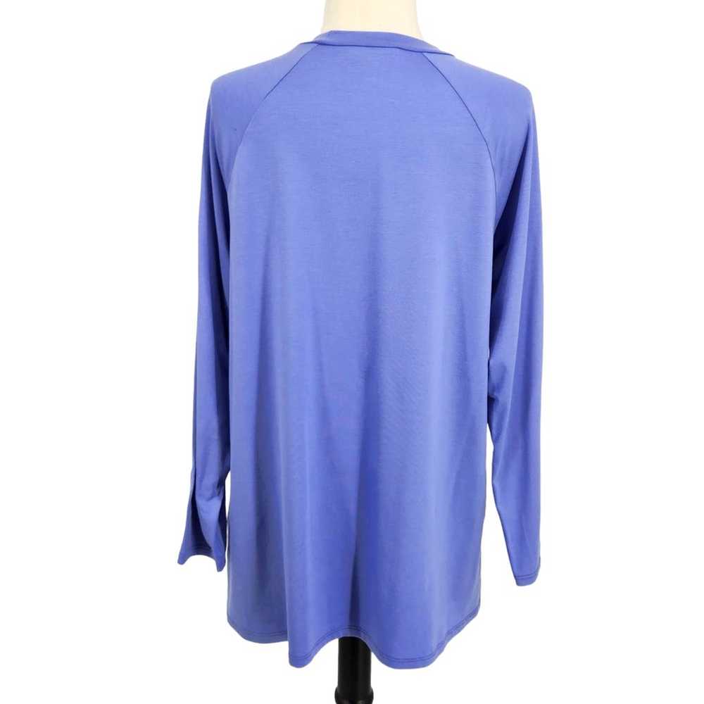 Eileen Fisher Crewneck High-Low Long Sleeve Jerse… - image 7