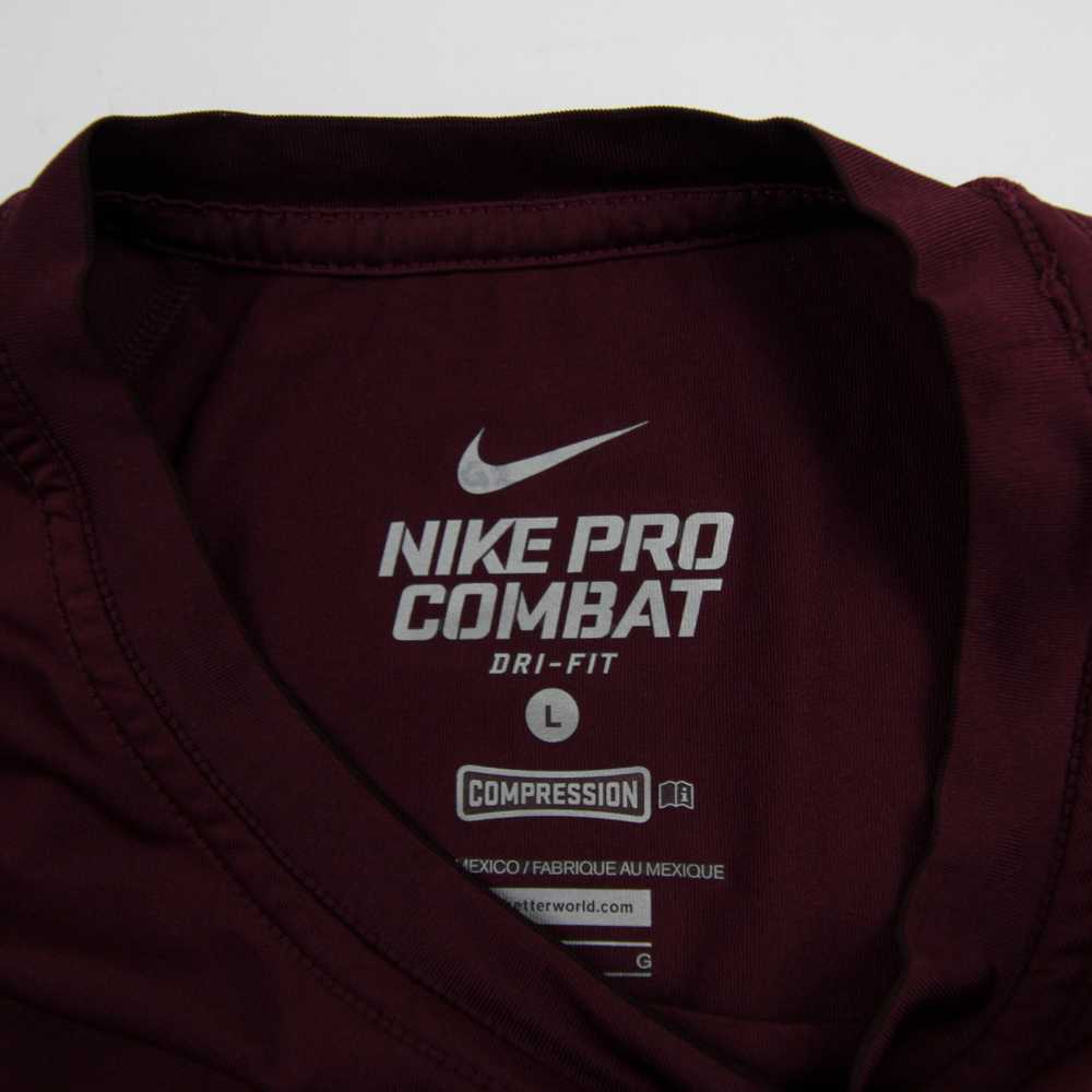 Nike Pro Combat Compression Top Men's Maroon Used - image 3