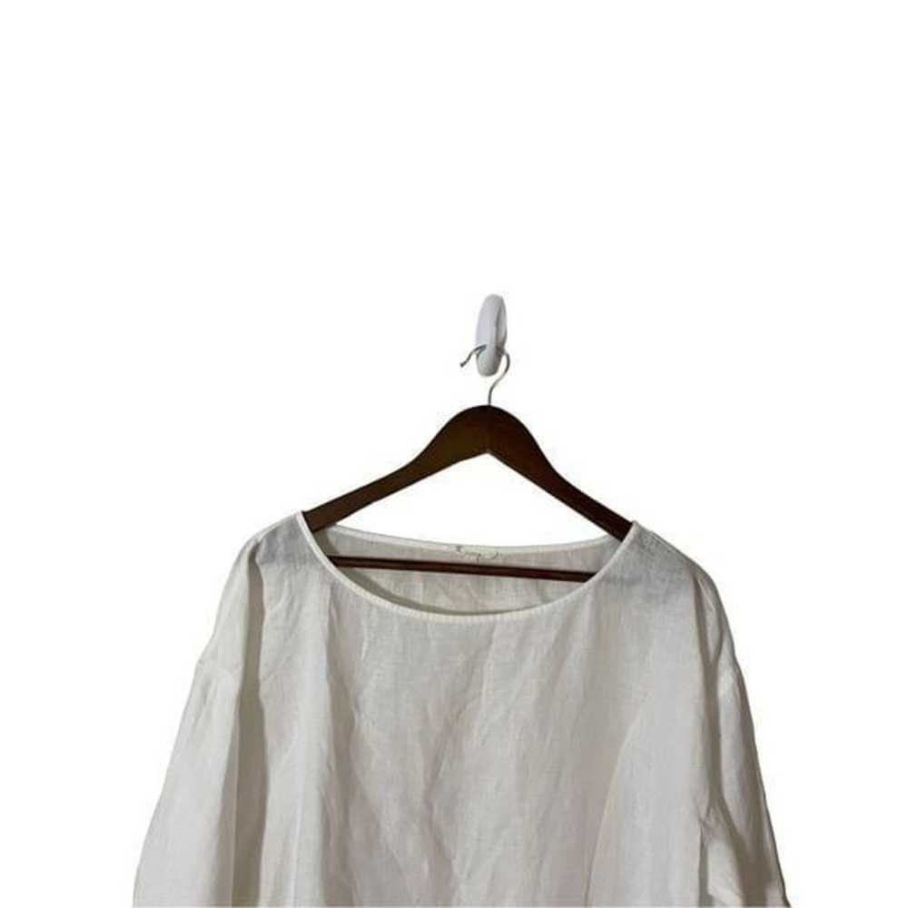 Eileen Fisher Organic Handkerchief Linen Box-Top … - image 11