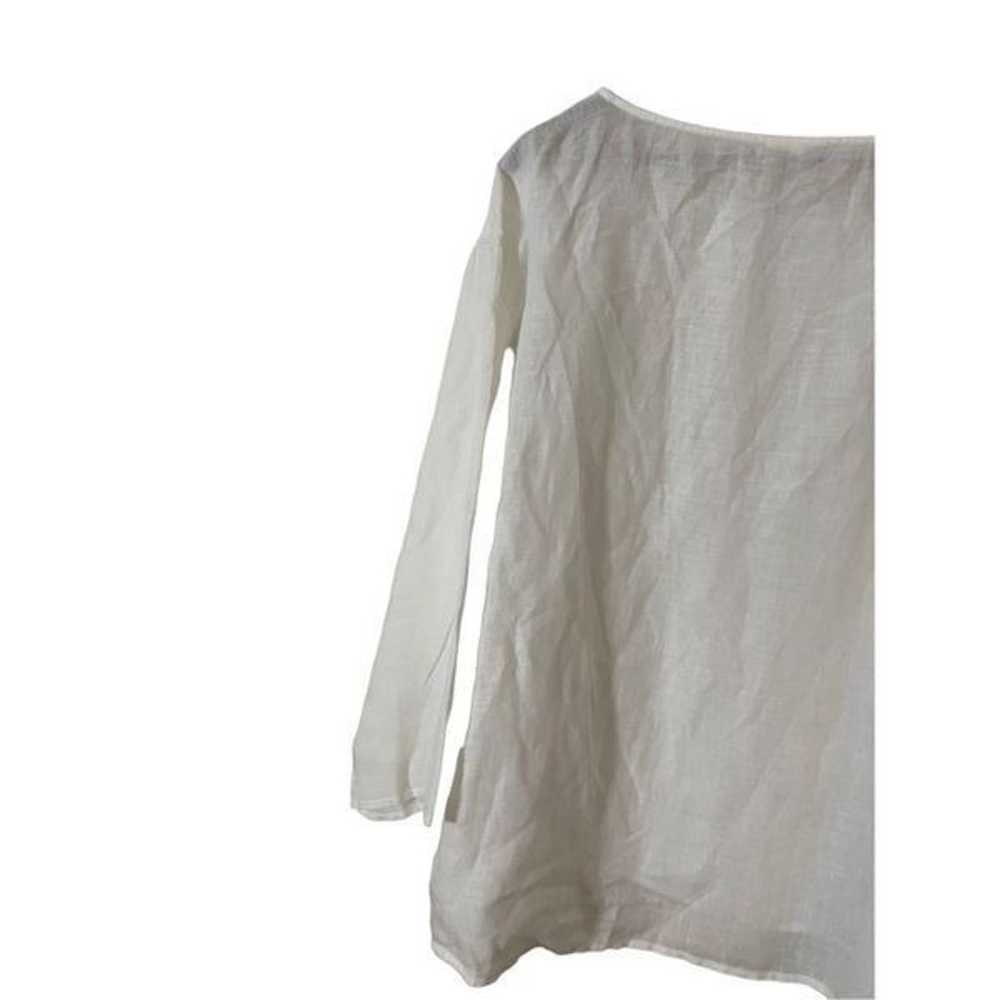 Eileen Fisher Organic Handkerchief Linen Box-Top … - image 8