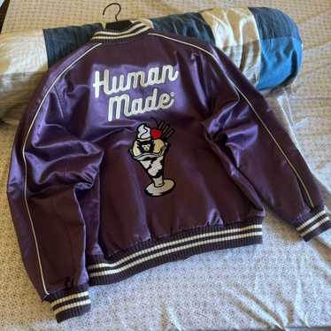 Human Made HUMAN MADE VARSITY SATIN JACKET - image 1